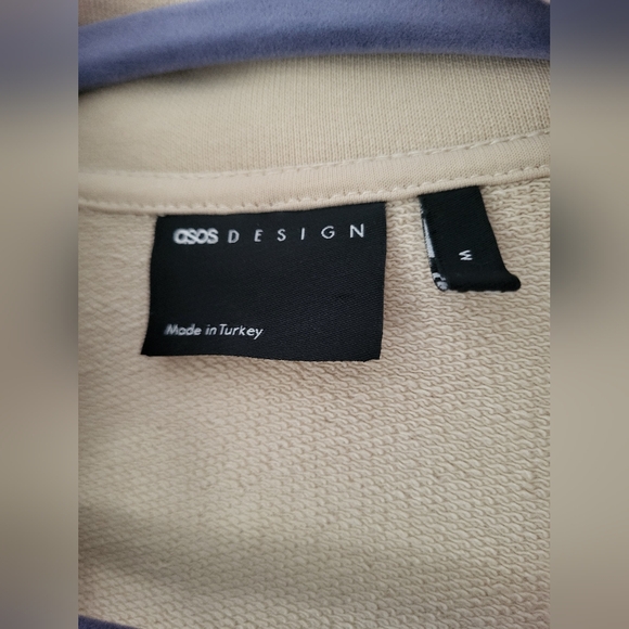 Quarter Zip ASOS Design Pullover, Size M - Picture 4 of 10